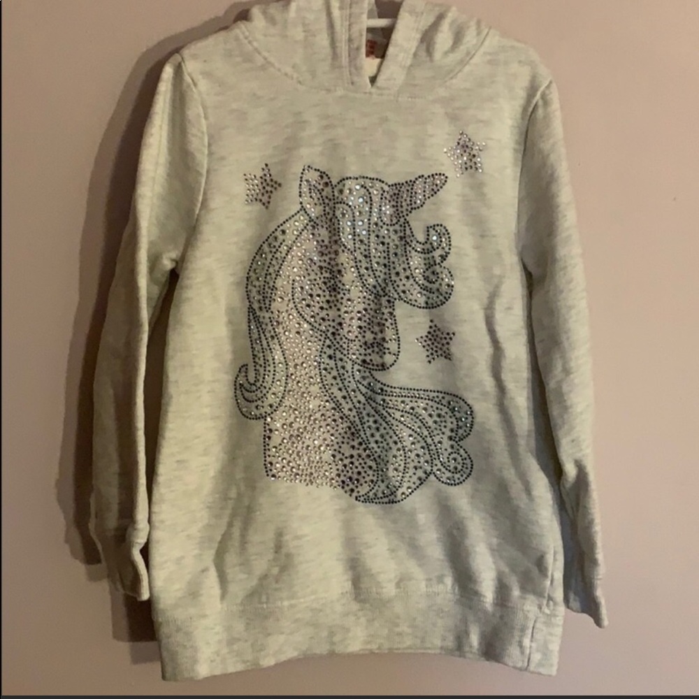 NWOT GIRLS UNICORN SWEATSHIRT